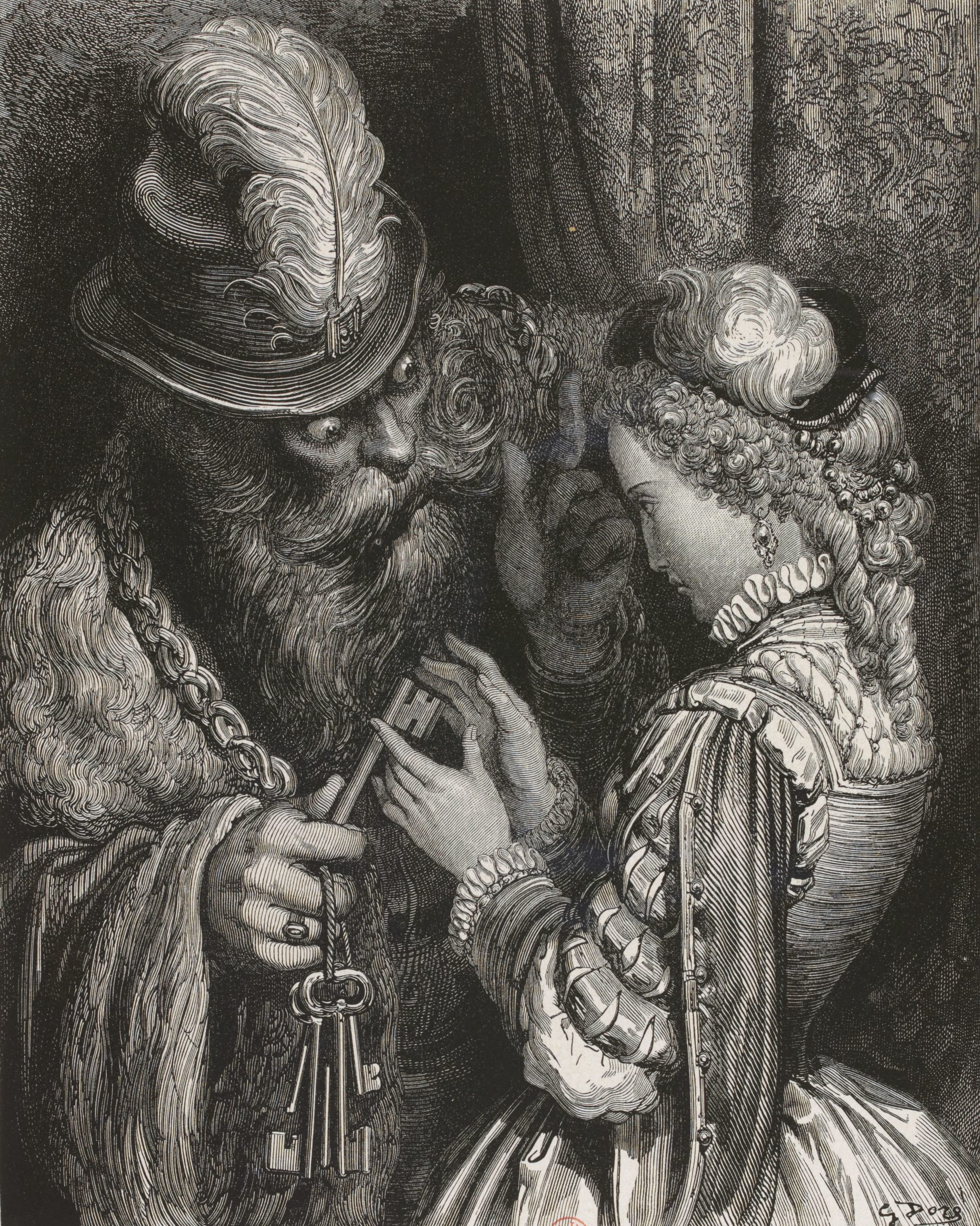 Barbablù di Gustave Dorè